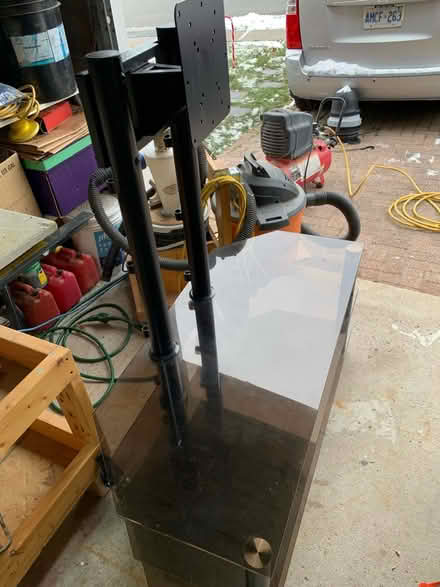 Photo of free Glass T.V. Stand (Mavis & Burnhamthorpe) #3