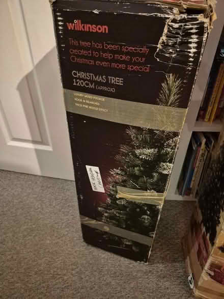 Photo of free Wilko artificial Christmas tree 120cm/3 ft 11" (Shefford Hardwick SG17) #1