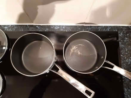 Photo of free 4 x Saucepans 'Analon' aluminium, with glass lids (Didcot OX11) #3