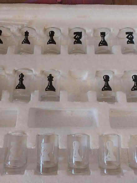 Photo of free Shot glass chess set (Eskbank EH22) #2