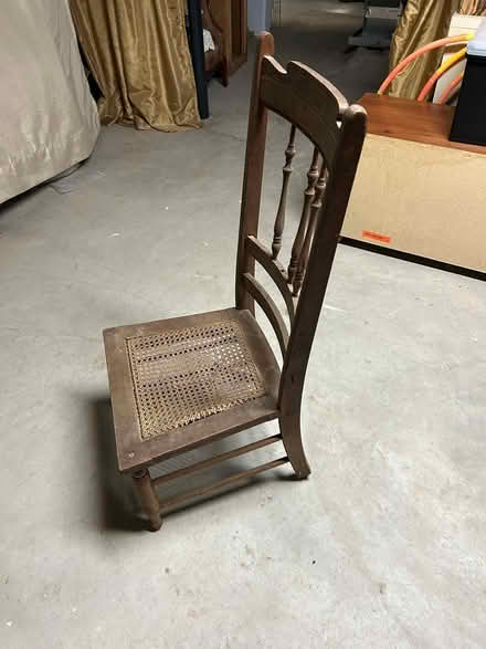 Photo of free Antique Wicker Chair (Forestville section of Bristol) #2