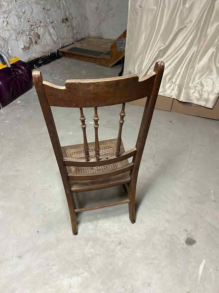 Photo of free Antique Wicker Chair (Forestville section of Bristol) #3