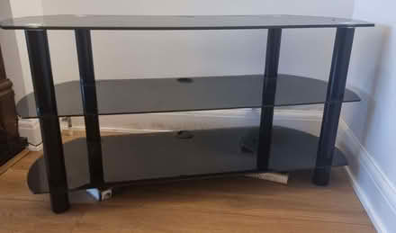 Photo of free Black glass tv unit (IP3) #1