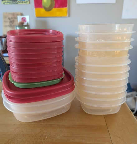 Photo of free Rubbermaid containers (Frederick) #1