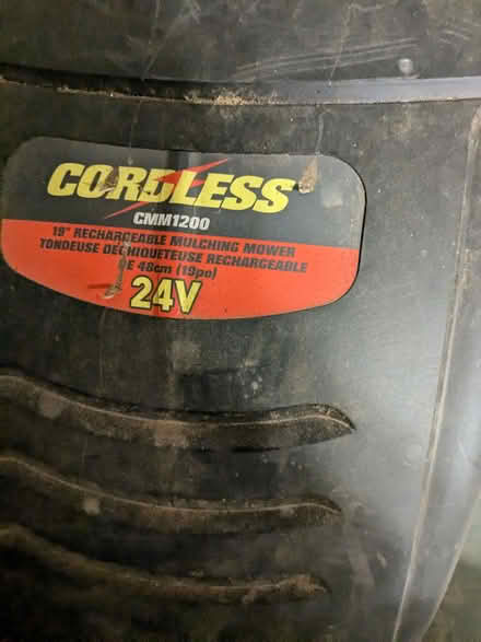 Photo of free Cordless lawn mower (NW Cornell Rd. and 158th.) #2