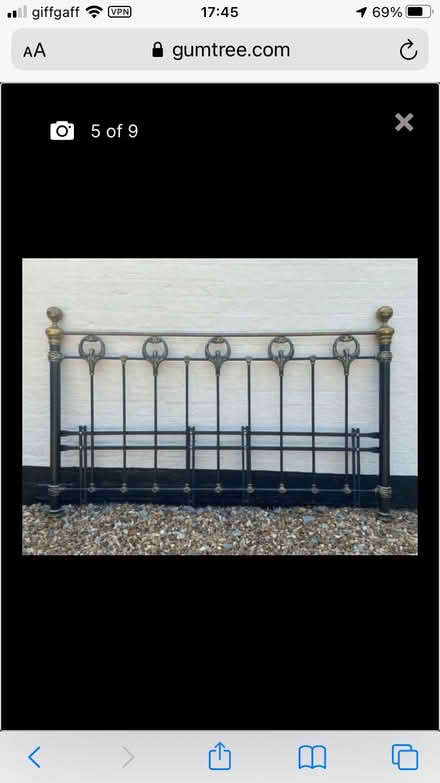 Photo of free Metal headboard (Coleridge Ward CB1) #1