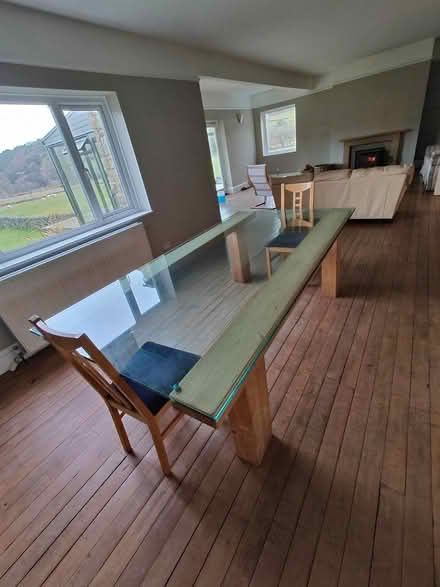 Photo of free Tempered Glass Dining Table (Sinderhope (NE47)) #2