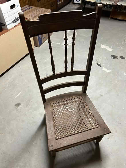 Photo of free Antique Wicker Chair (Forestville section of Bristol) #1