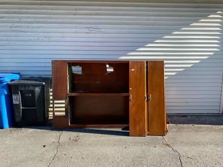 Photo of free tall garage cabinet (Cicero and Irving) #1