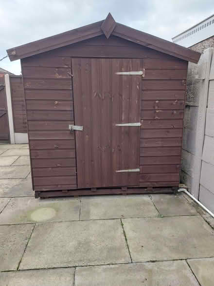 Photo of free Garden shed and base. (Ince-in-Makerfield WN2) #1