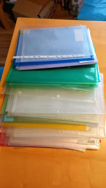 Photo of free A load of assorted plastic wallets (Chapel Allerton LS7) #1