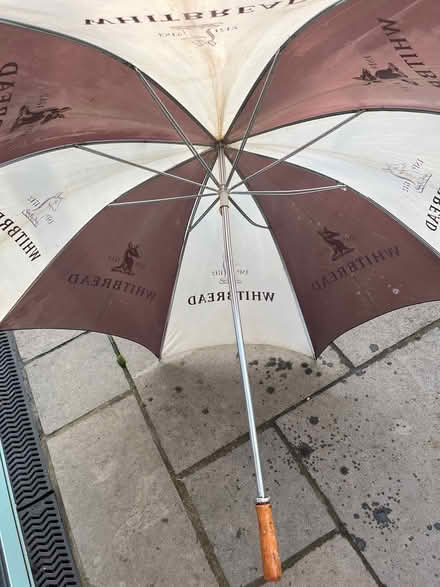 Photo of free Large Whitbread umbrella (Cambridge GL2) #1