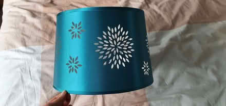 Photo of free Teal blue lampshade (Wokingham RG40) #1