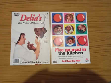 Photo of free Comic relief recipe books (Station Area RG21) #1