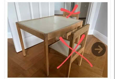 Photo of free Kids table (Laindon SS15) #1