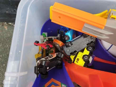 Photo of free Large box of "HotWheels" track & cars (Childwall L16) #2