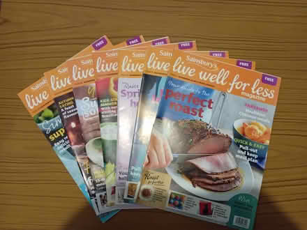 Photo of free 7x JS Live well for less magazines (Station Area RG21) #1