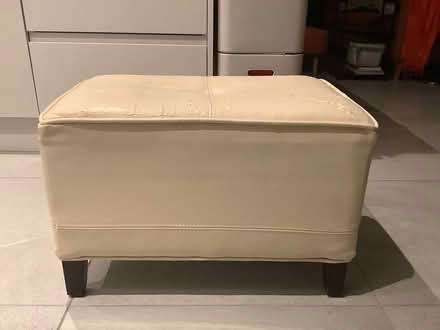 Photo of free Leather footstool needs covering (Whitchurch, Bristol) #2