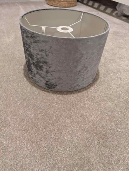 Photo of free Grey velvet light shade (Durham DH1) #1