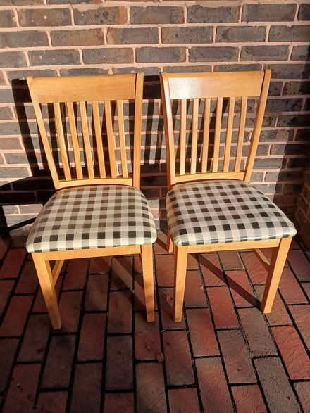 Photo of free Kitchen chairs. (2) (Penrith CA11) #2