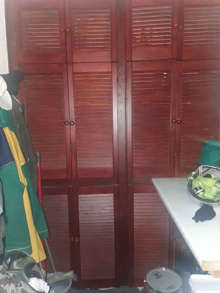 Photo of free Slatted wooden cupboard doors (Florence Park OX4) #2