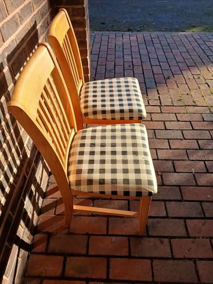 Photo of free Kitchen chairs. (2) (Penrith CA11) #1