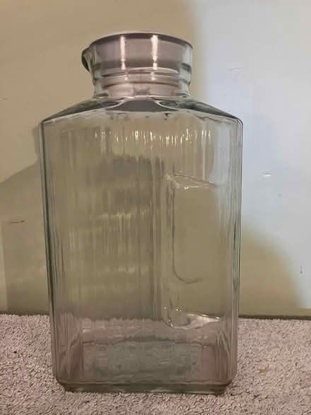 Photo of free Glass Pitcher with Stopper (Near Gary Ave & Schick Rd) #2