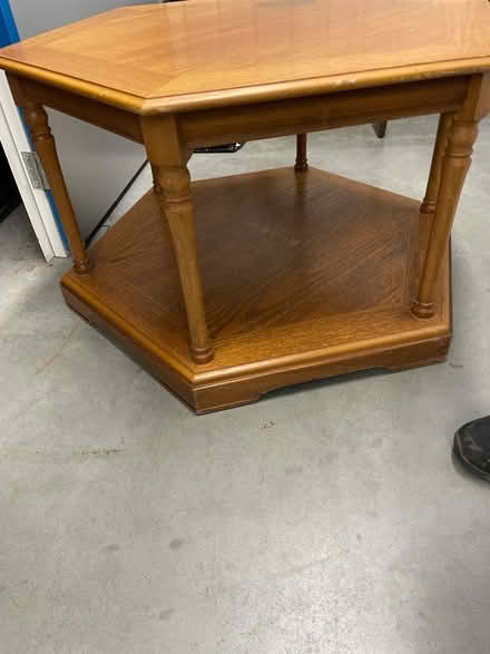 Photo of free Hexagonal Solid Pine Coffee Table (Carlisle CA3) #2