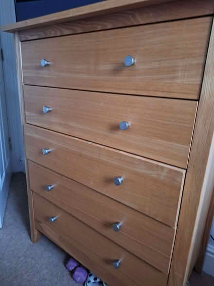 Photo of free 5 drawer chest of drawers (Wendover HP22) #2