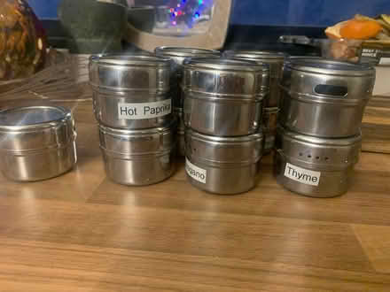 Photo of free Magnetic spice containers (Newtownmountkennedy) #1