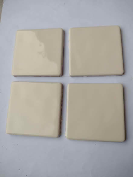 Photo of free 10cm x 10cm cream gloss tiles (Weston) #1