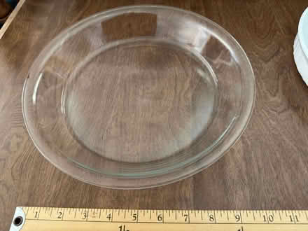 Photo of free Clear Pie plate (Saratoga) #1