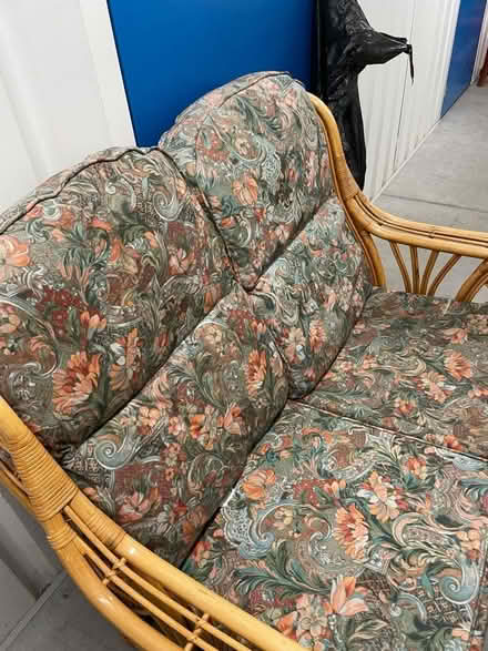 Photo of free Cane Conservatory Sofa (Carlisle CA3) #1