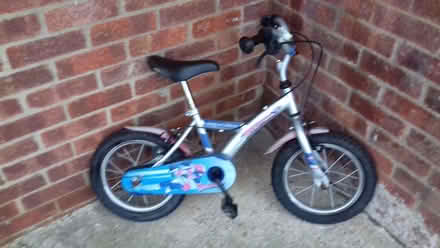 Photo of free childs/kiddies bike 14in wheels. Needs a little TLC (Studlands Park CB8) #1