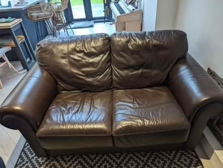 Photo of free Leather sofa (York YO31) #1