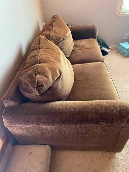 Photo of free Brown couch (South San Francisco) #2