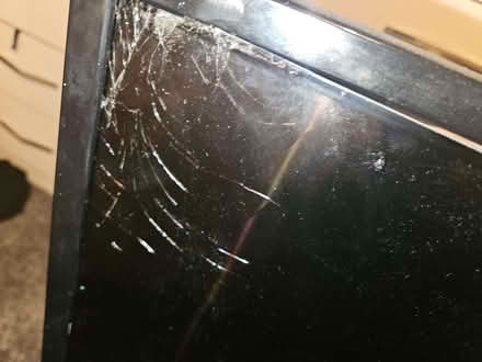 Photo of free 49" JVC TV cracked screen (Stannington S6) #3