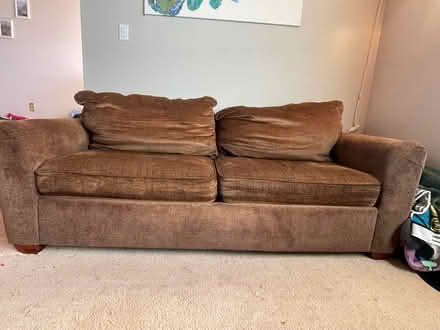 Photo of free Brown couch (South San Francisco) #1