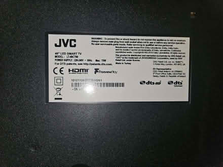 Photo of free 49" JVC TV cracked screen (Stannington S6) #2