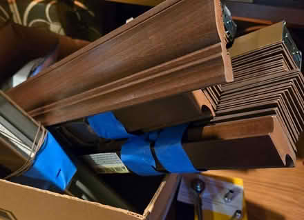 Photo of free Mahogany stained wood blinds (Southeast Strongsville) #2