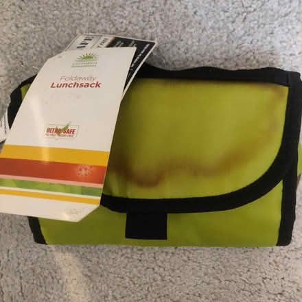 Photo of free Stained unused fold up lunch bag (Dagenham RM10) #1