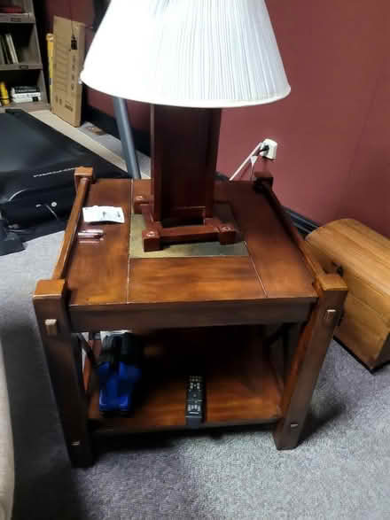 Photo of free Wood coffee and end table (Caledon. Heart Lake Rd) #1