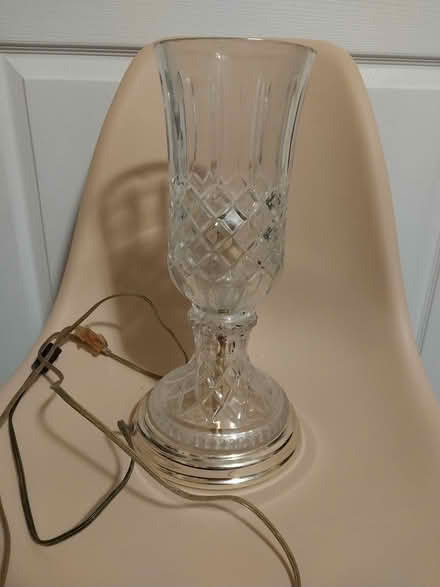 Photo of free Vintage glass lamp (Snell/Santa Teresa.) #1