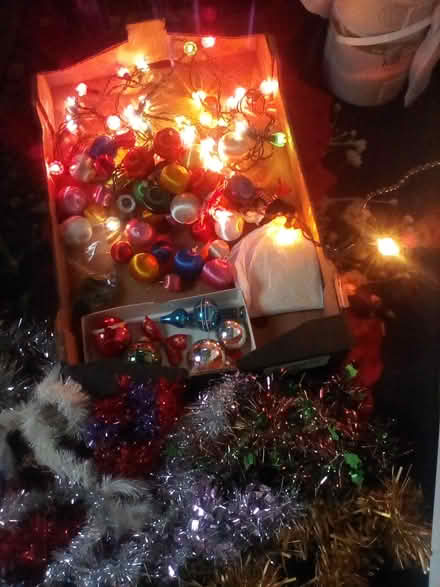 Photo of free Christmas tree lights etc (Shipley, BD18) #1