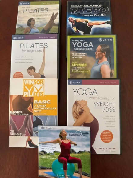 Photo of free 11 Pilates and other exercise DVDs (Swarthmore) #1