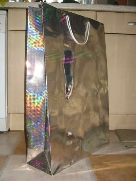 Photo of free Huge gift bag - silver metallic effect (Wotton-u-Edge GL12) #1