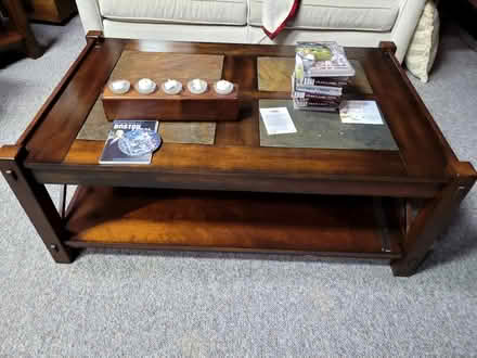 Photo of free Wood coffee and end table (Caledon. Heart Lake Rd) #2