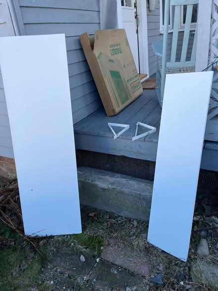 Photo of free Two shelves with brackets (Newton corner. Jewett st.) #1