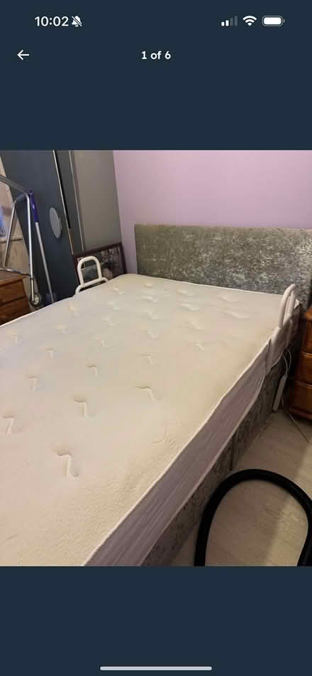 Photo of free Double divan bed with Mattress (Nottingham) #2