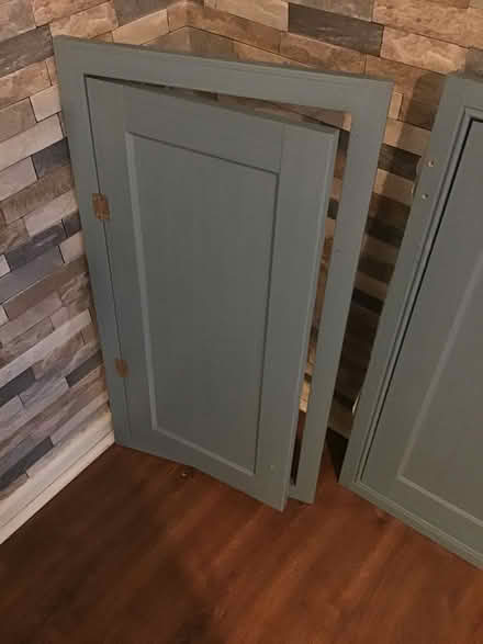 Photo of free Brand new teal cupboard doors (Bedfont) #2